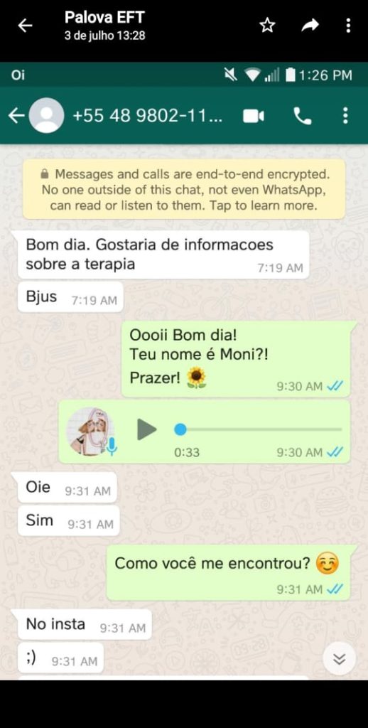 Depoimento terapeutas prósperos