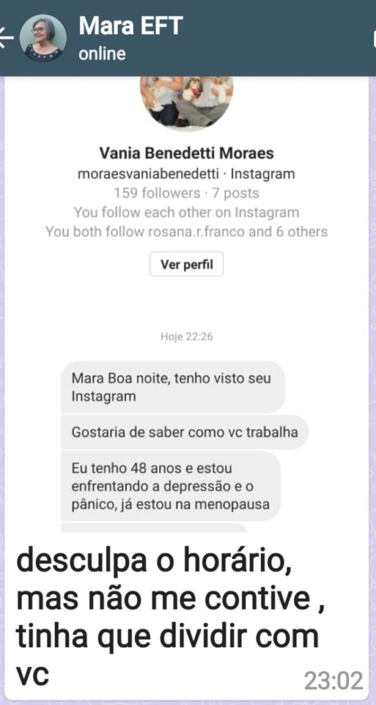 Depoimento terapeutas prósperos