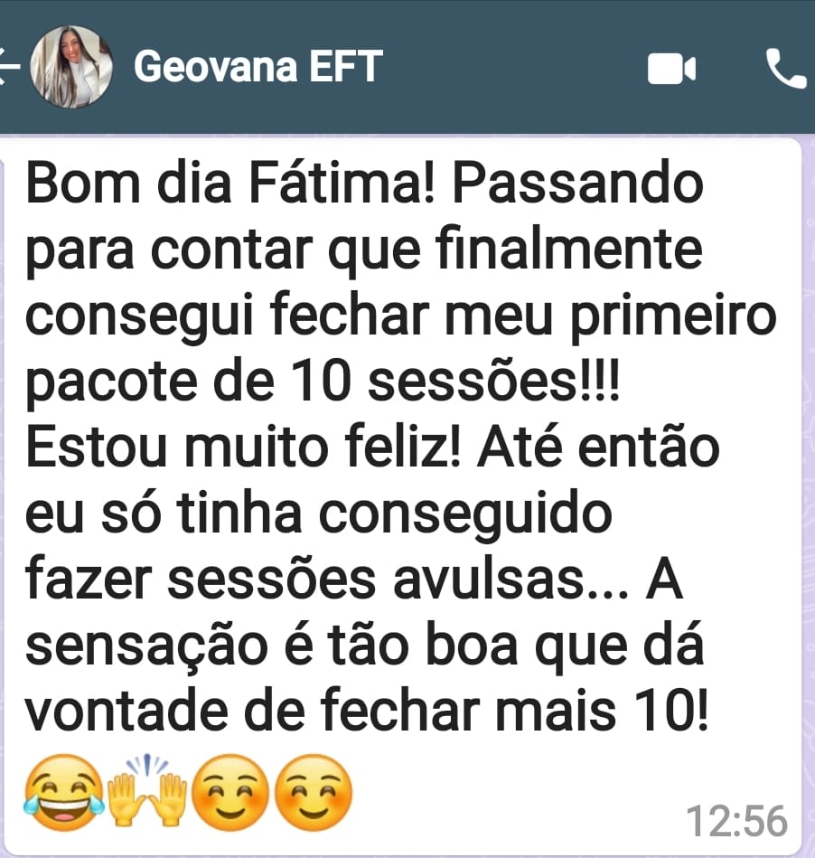 Depoimento terapeutas prósperos