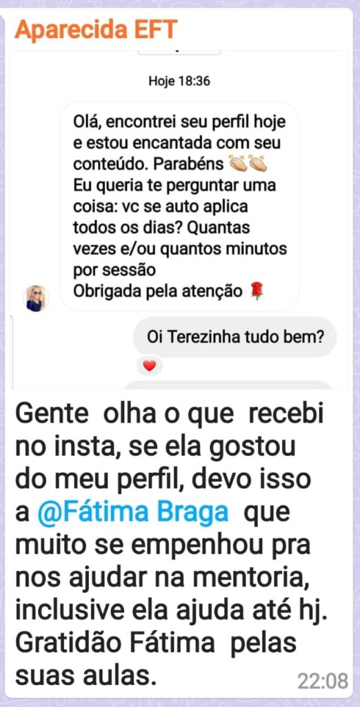 Depoimento terapeutas prósperos